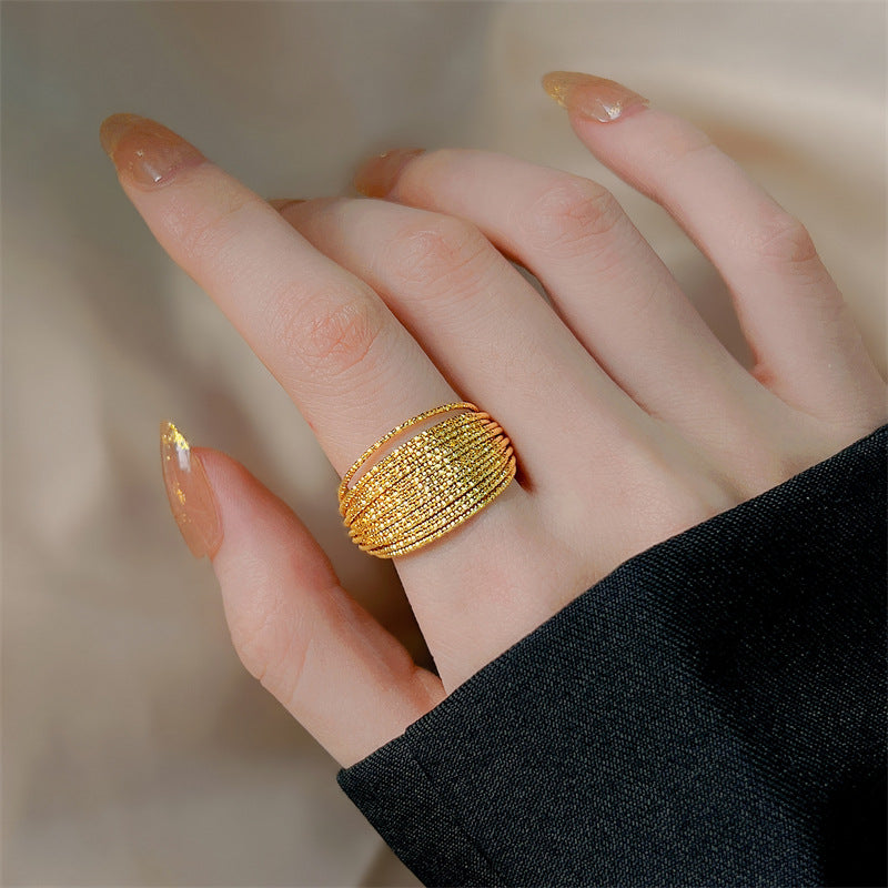 Tienda de la ciudad al por mayor Anillo de cobre